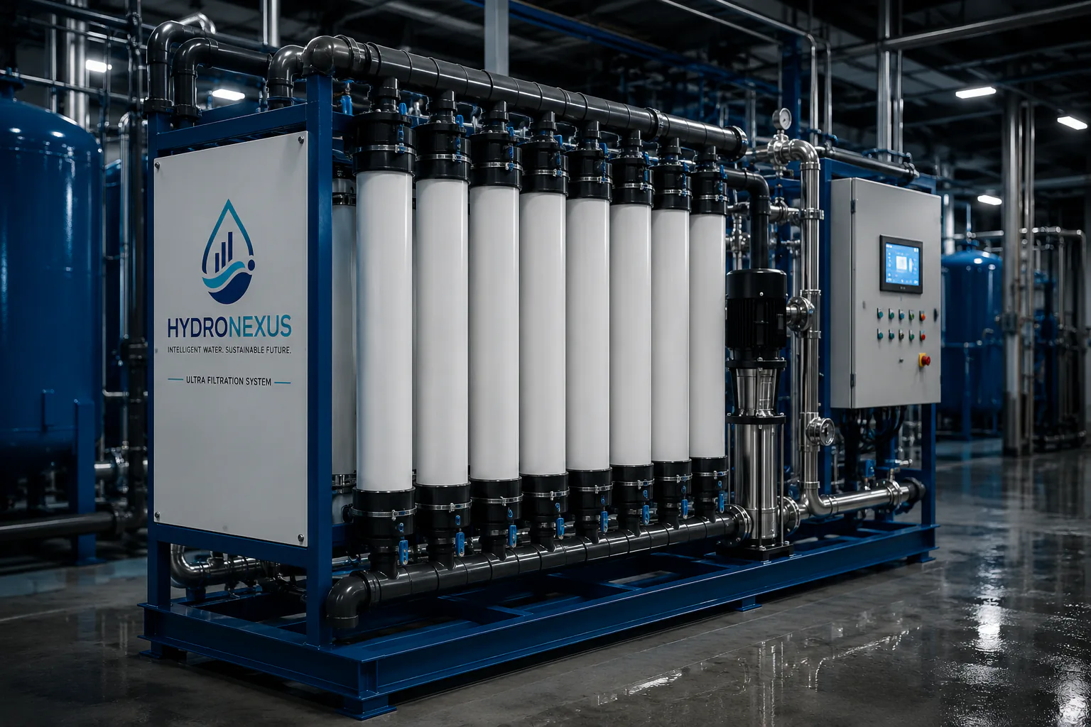 HydroNexus modular ultrafiltration rental water treatment system